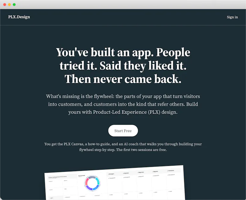 Product-Led Experience  screenshot 2