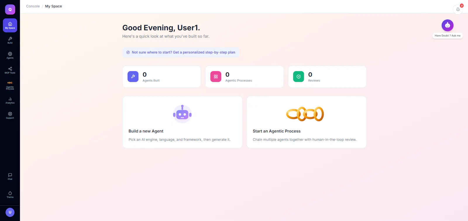 QA Agent Builder screenshot 1