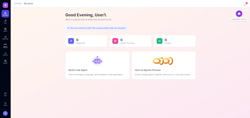 QA Agent Builder screenshot 1