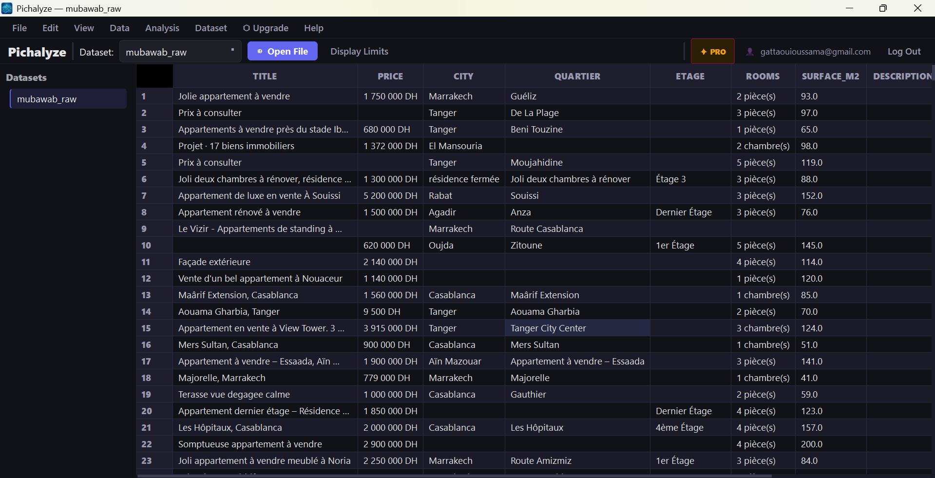 Pichalyze — Data Analysis Tool  gallery image