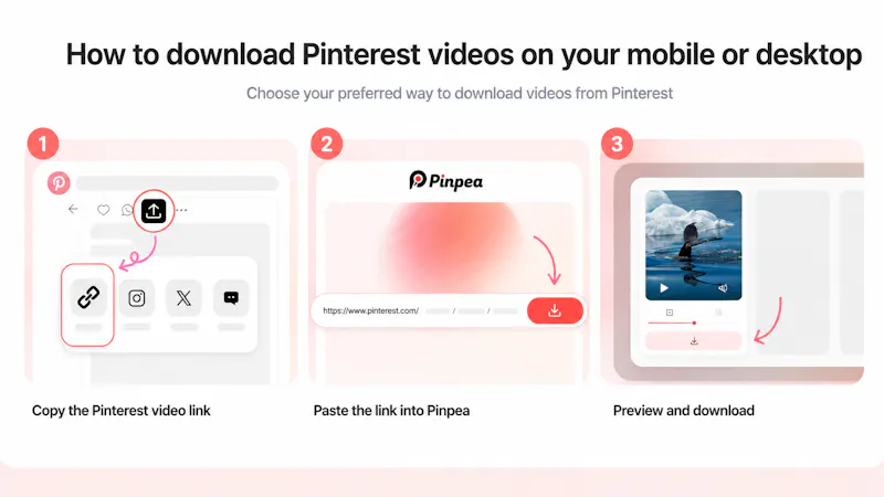 Pinpea - Free Pinterest Downloader screenshot 2