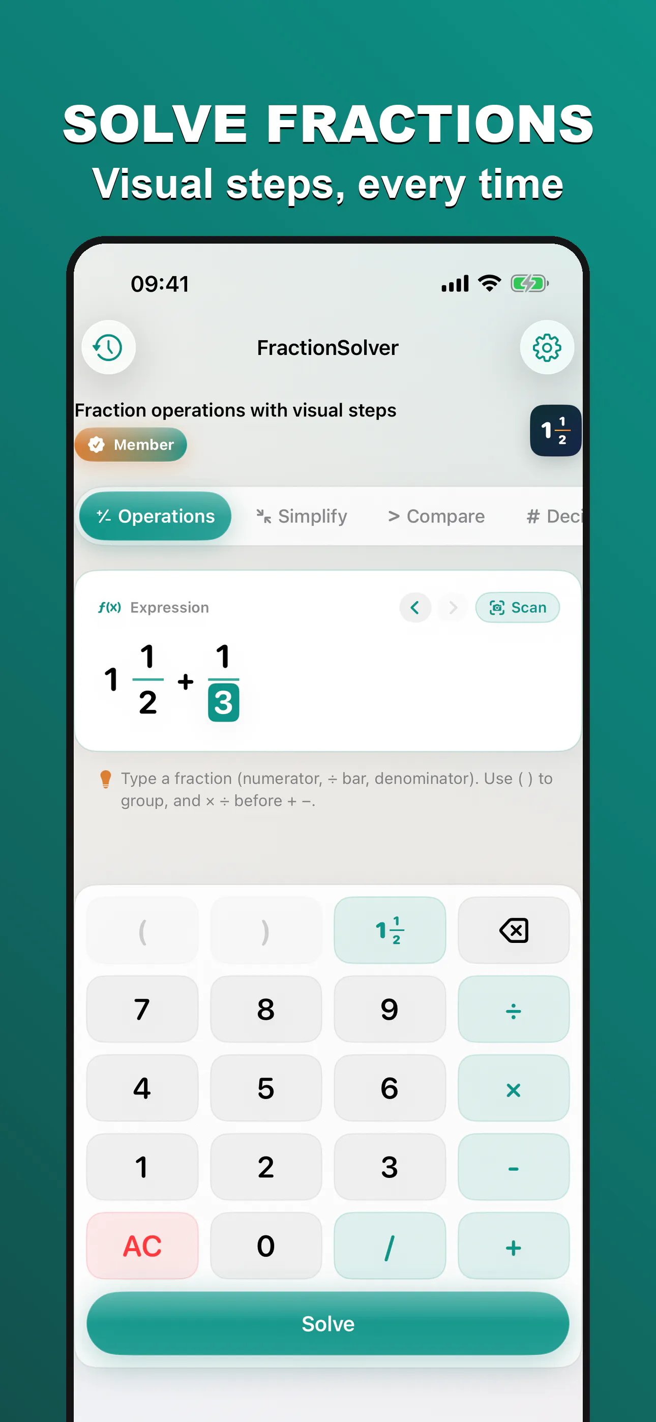 FractionSolver gallery image