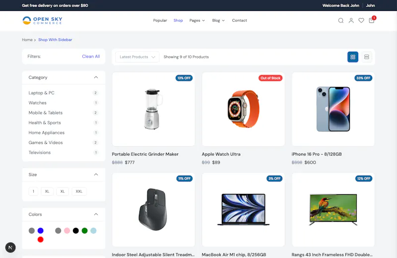 Open Sky Commerce screenshot 8