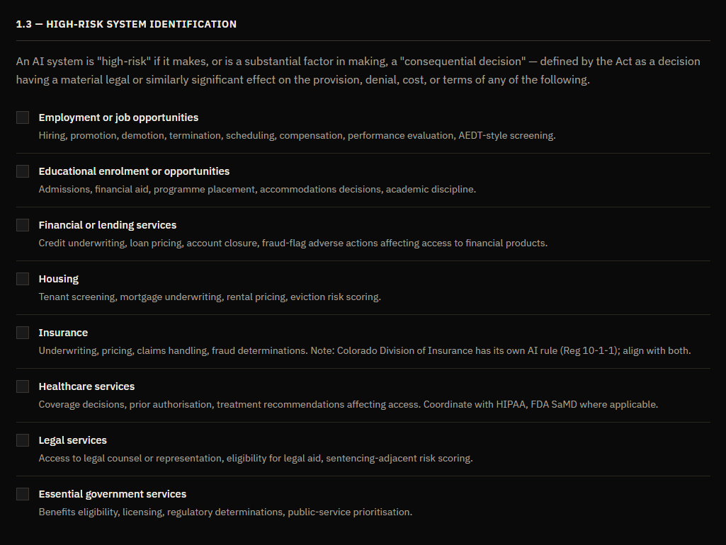 Colorado AI Act Readiness Toolkit gallery image