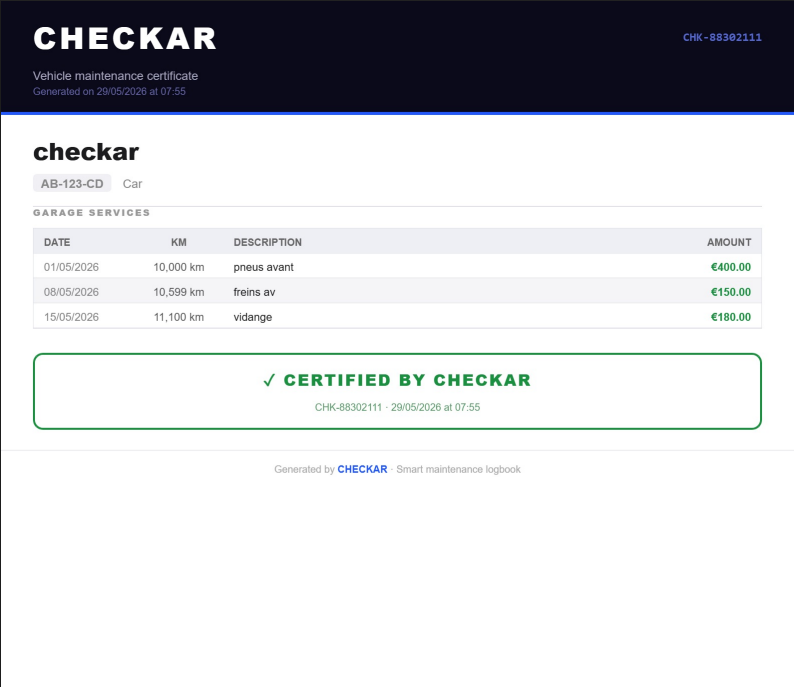 CHECKAR gallery image