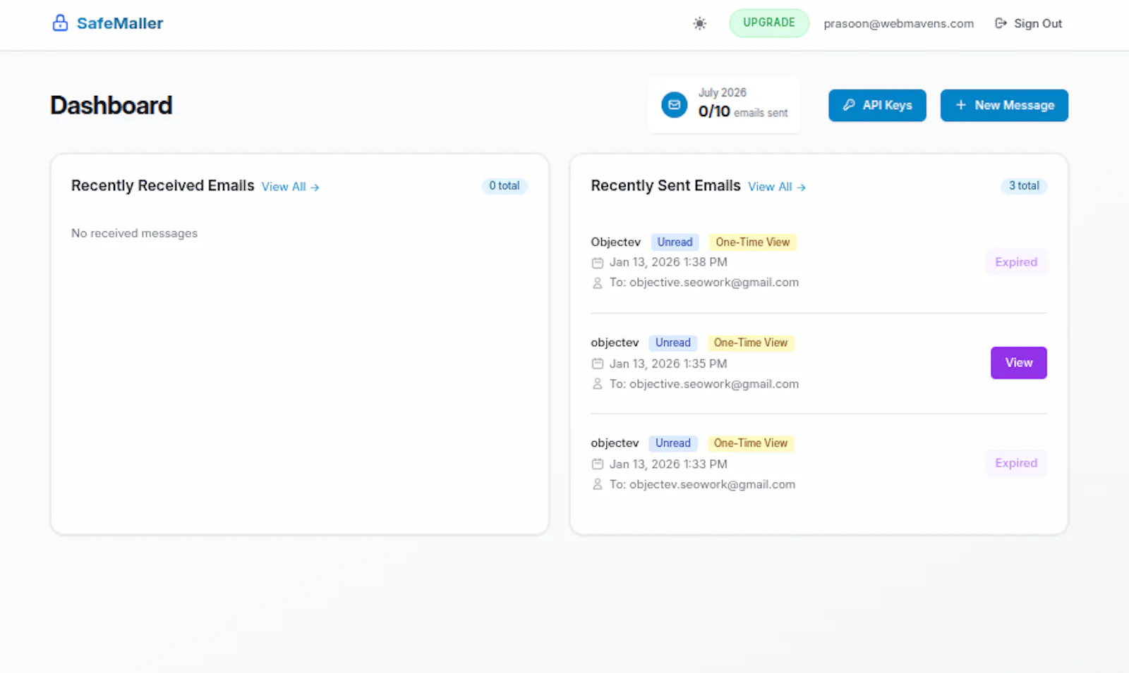 SafeMailer.io screenshot 1