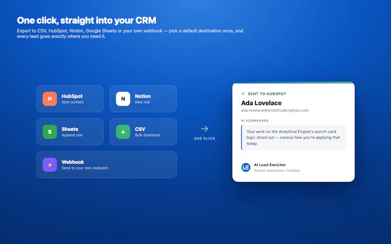 AI Lead Enricher & Job Match screenshot 6