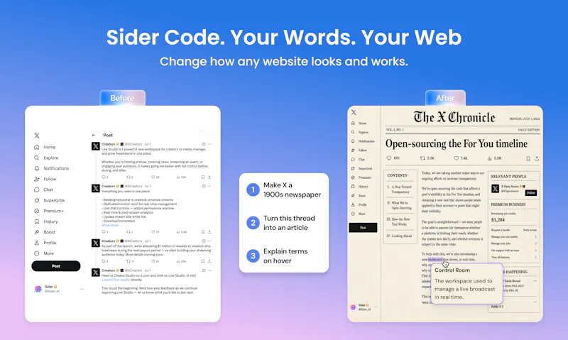 Sider Code screenshot 2