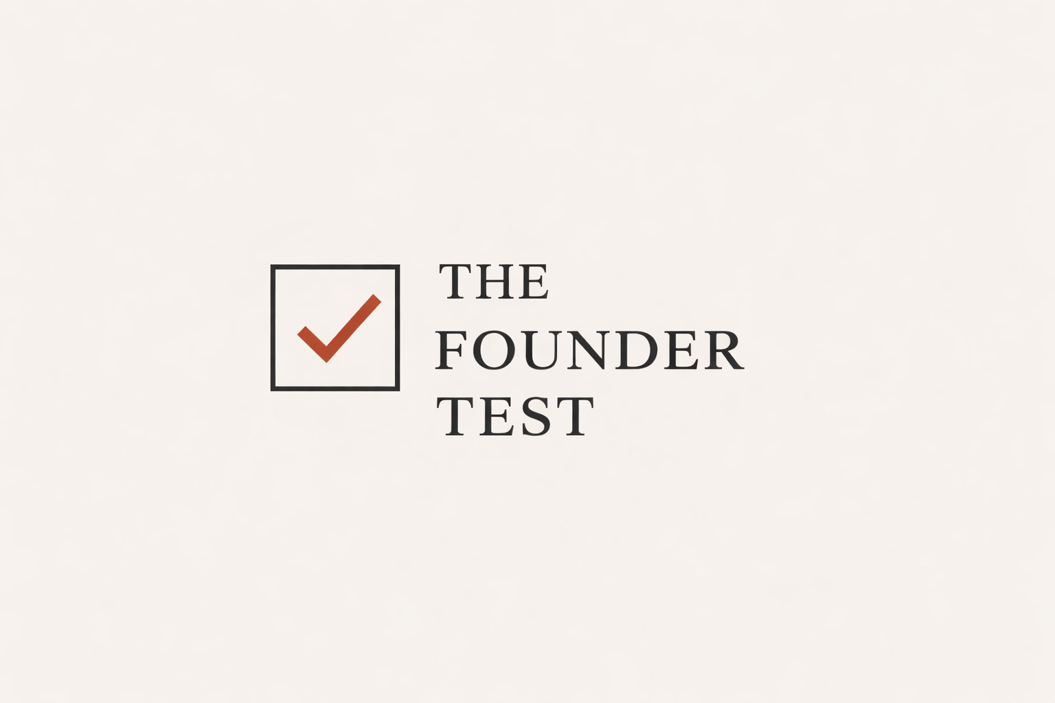 The Founder Test gallery image