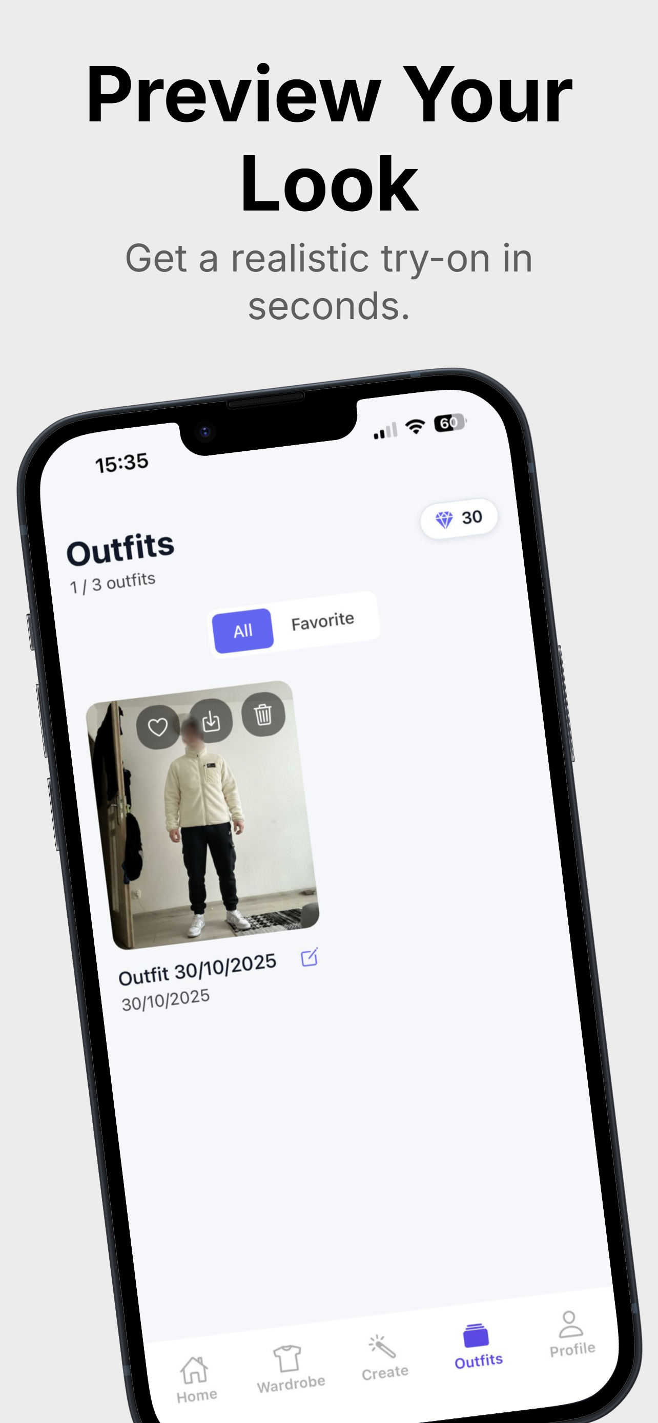 OutfitSnap – AI Stylist & Virtual Try-On gallery image