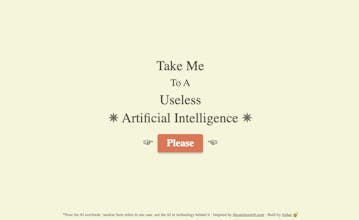 The Useless AI gallery image