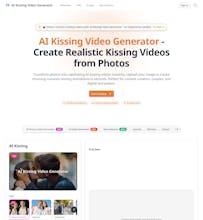 AI Kissing Video Generator gallery image