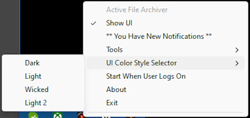 Active File Archiver takes off  screenshot 3