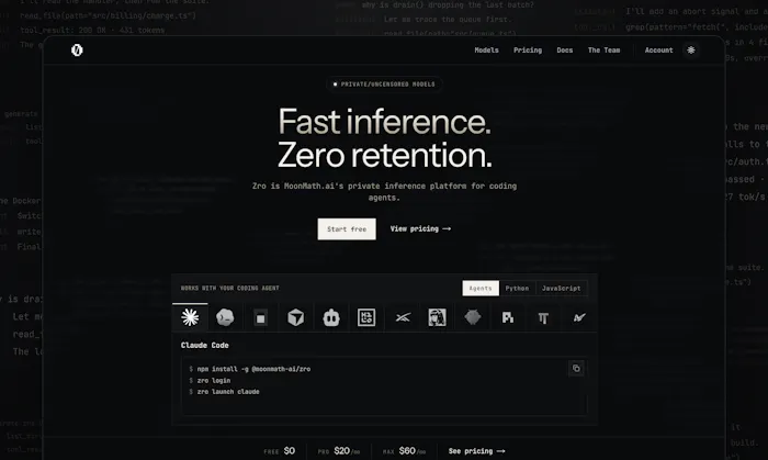 Zro: Uncensored Security Models产品图