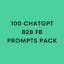 100 ChatGPT B2B FB Prompts Pack