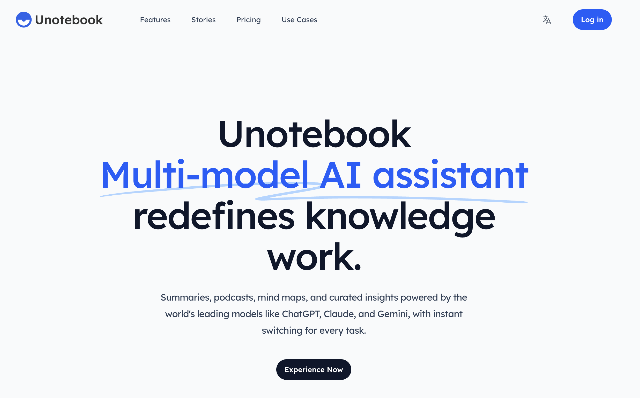 Unotebook - Main product screenshot demonstrating key features and user interface
