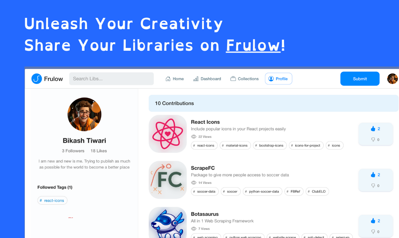 Frulow.com - Vereenvoudigde coderingsbibliotheken hub! media 1