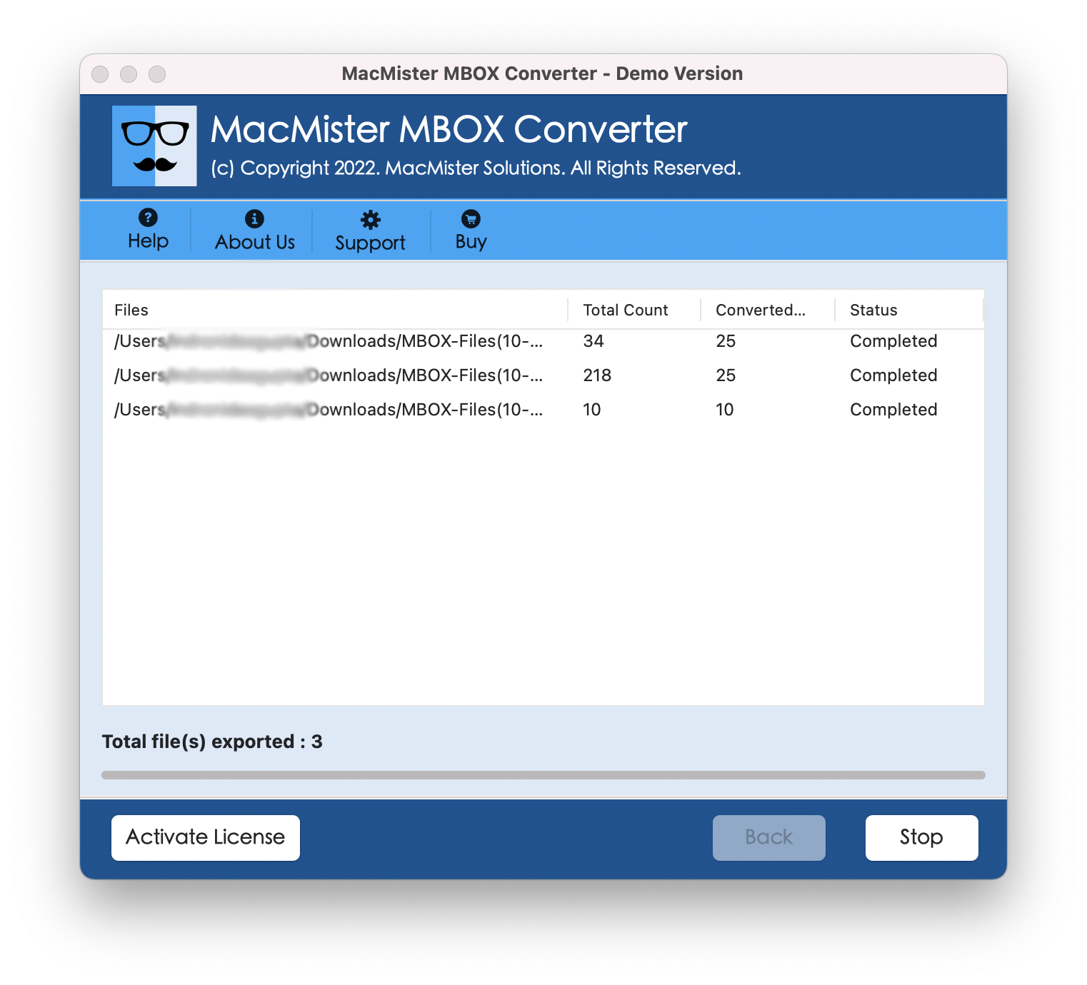 Mac 용 MacMister MBox 변환기 - 배치 MAC의 15 가지 저장 옵션으로 Mbox Mailbox를 변환합니다. 미디어 6