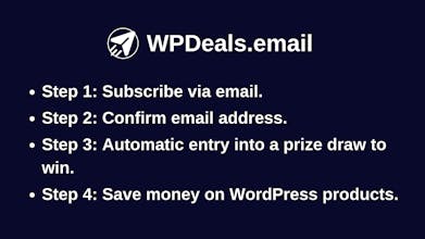 WP Deals WordPress Deals Via Email gallery image