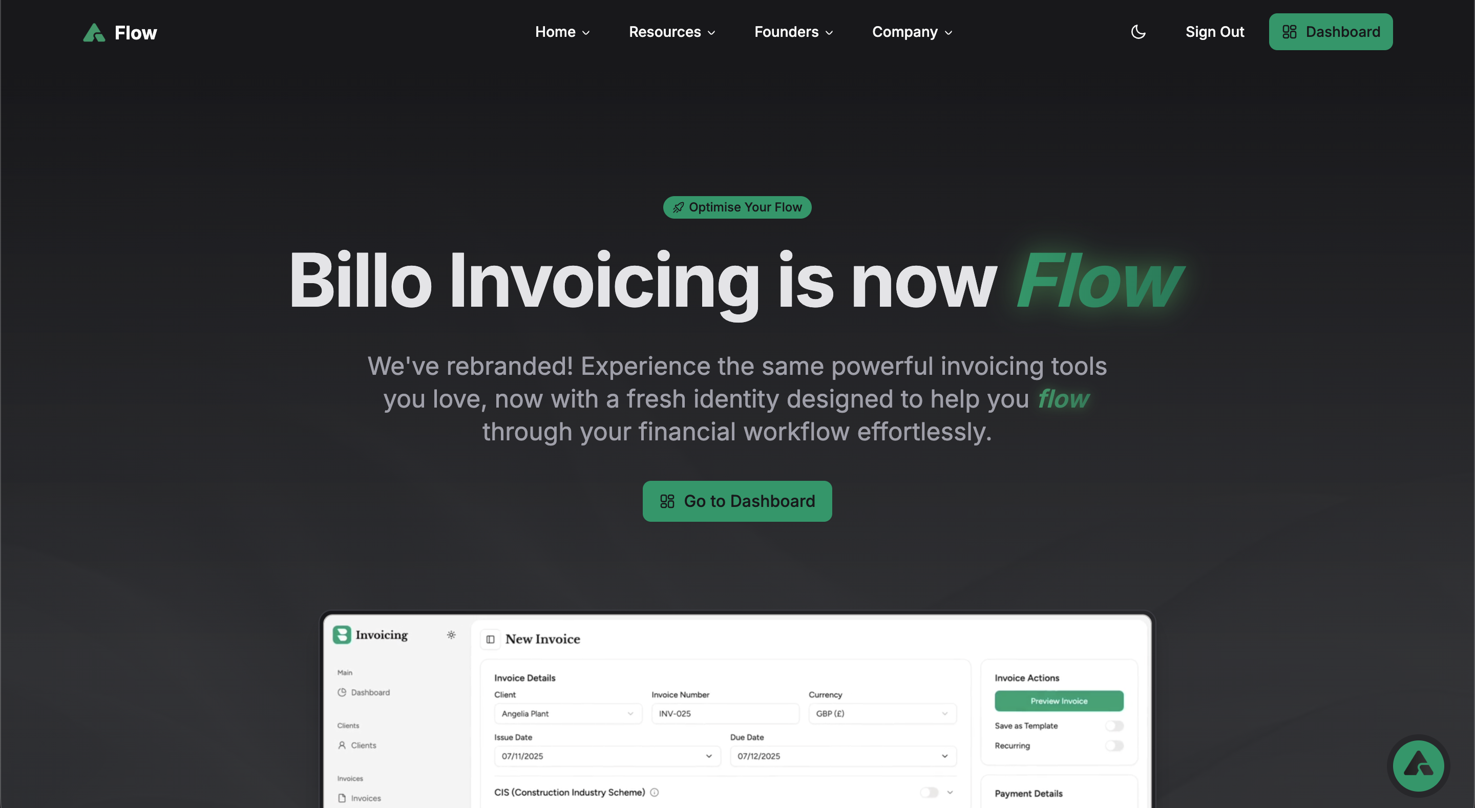 Flow - Screenshot 2 showing product features and functionality