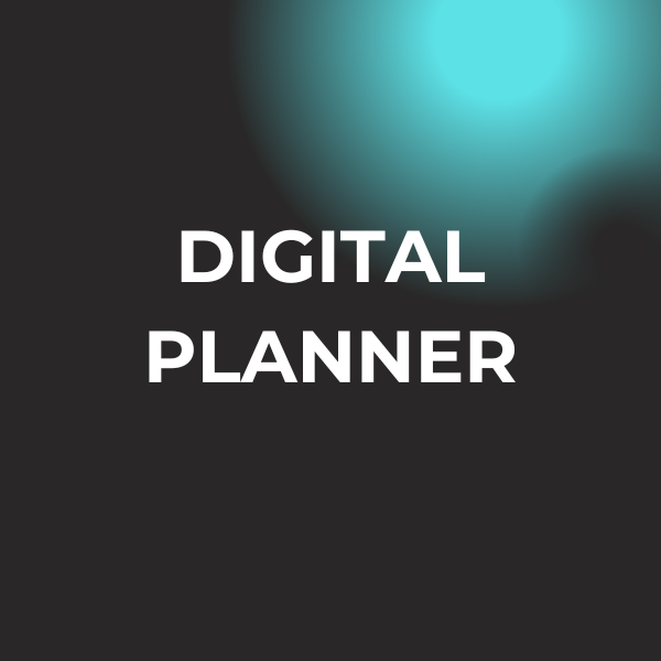 All in One Dark Mode Digital Planner