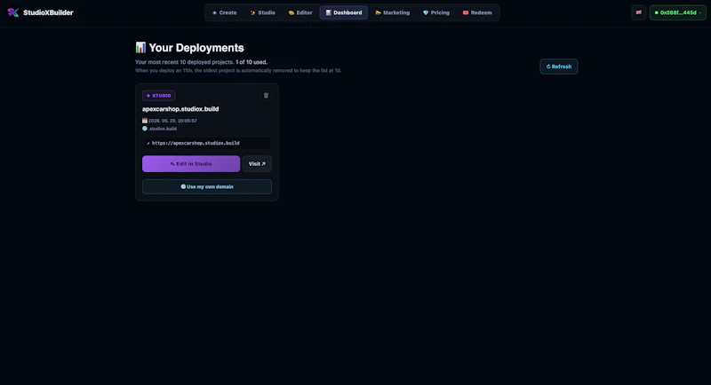 StudioXBuilder screenshot 15