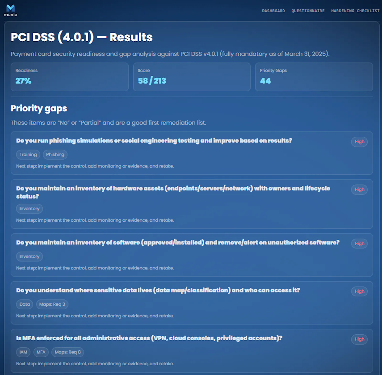 Munio screenshot 1