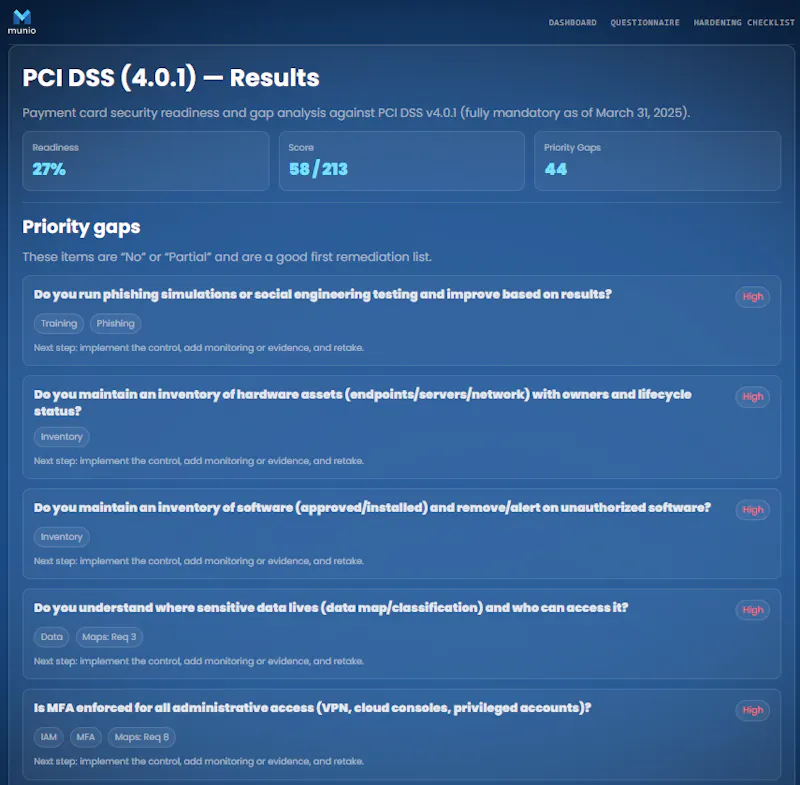 Munio screenshot 1