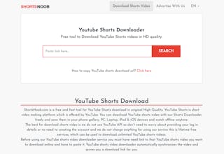 ShortsNoob - YouTube Shorts Downloader gallery image