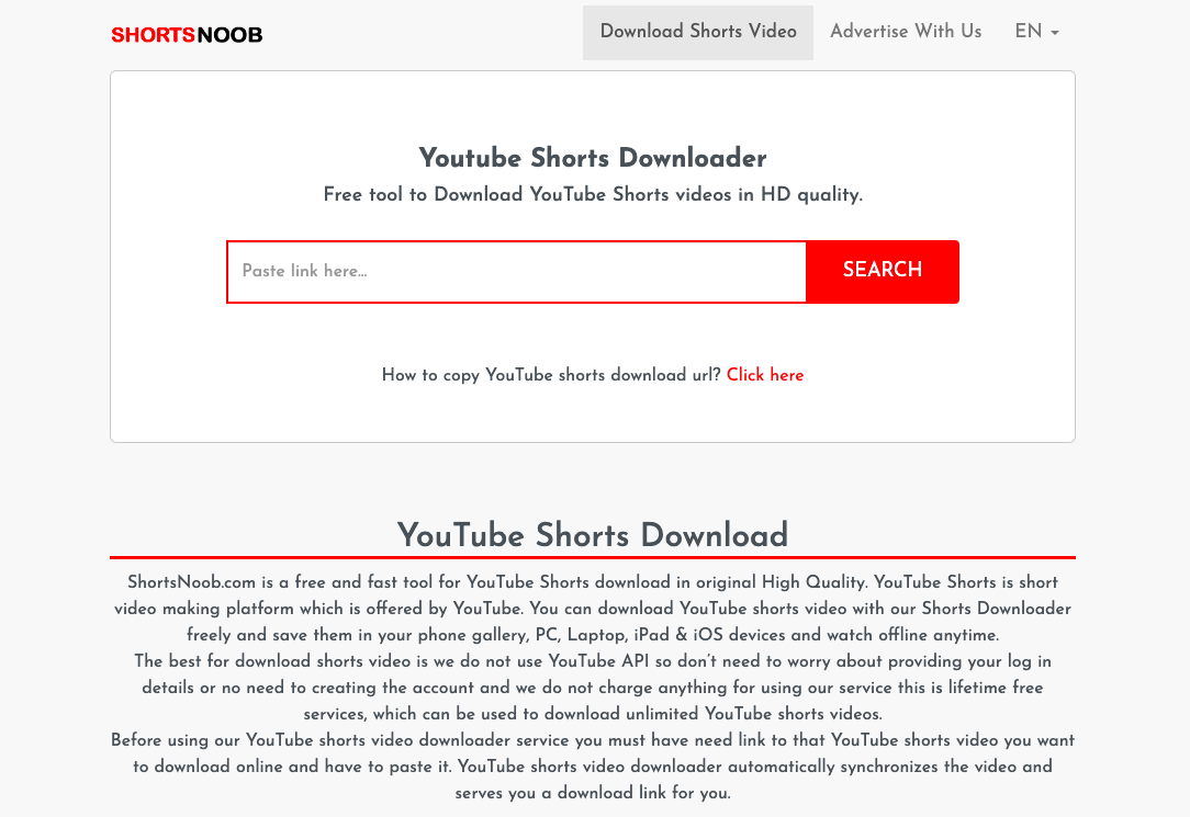 Mídia 1 de Shortsnoob - download do youtube shorts