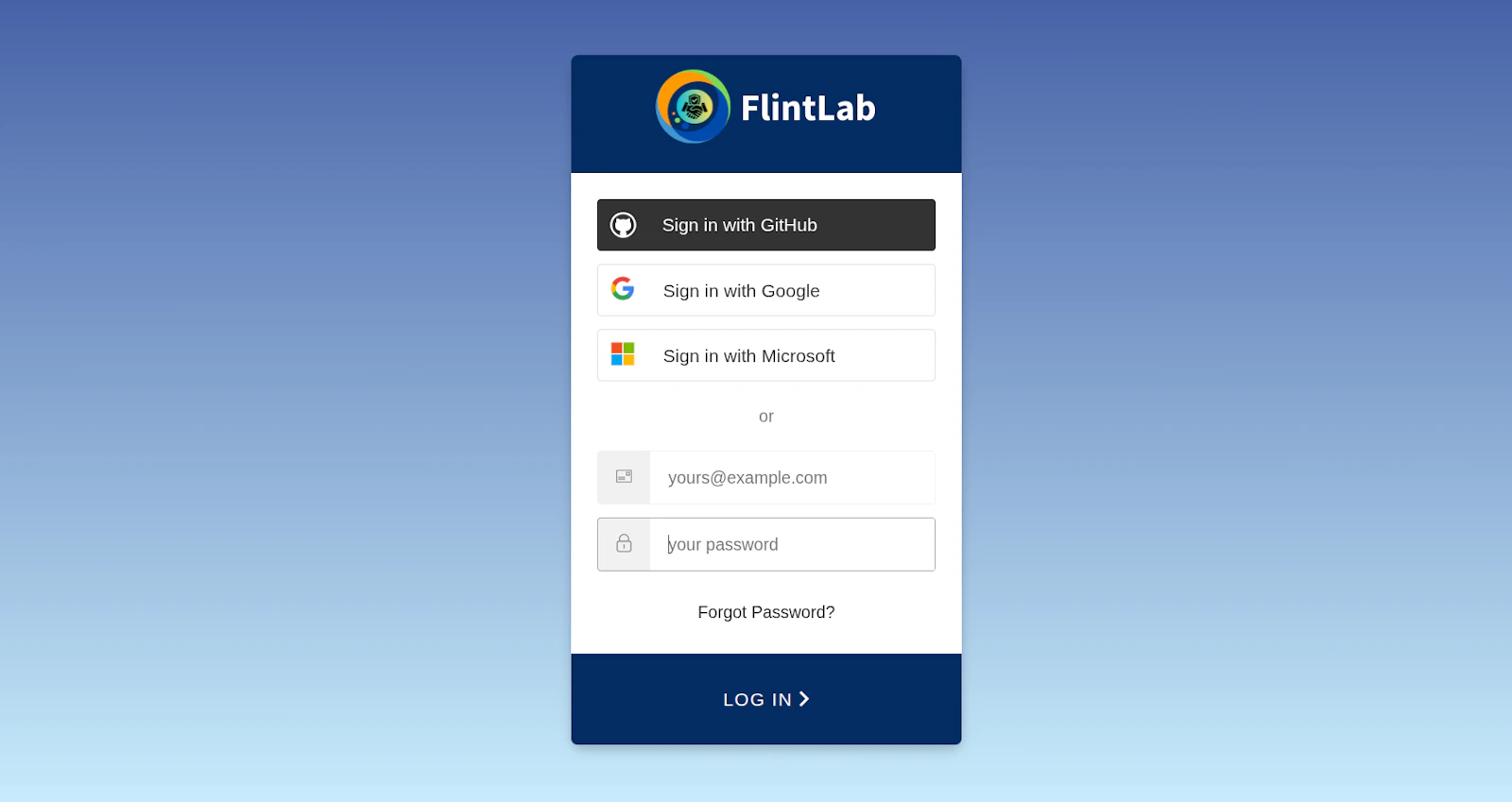 FlintLab Sirius Platform screenshot 3
