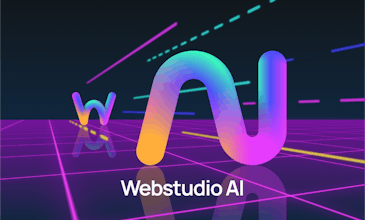 一个展示Webstudio AI如何加速网站设计过程而不牺牲质量的图像。