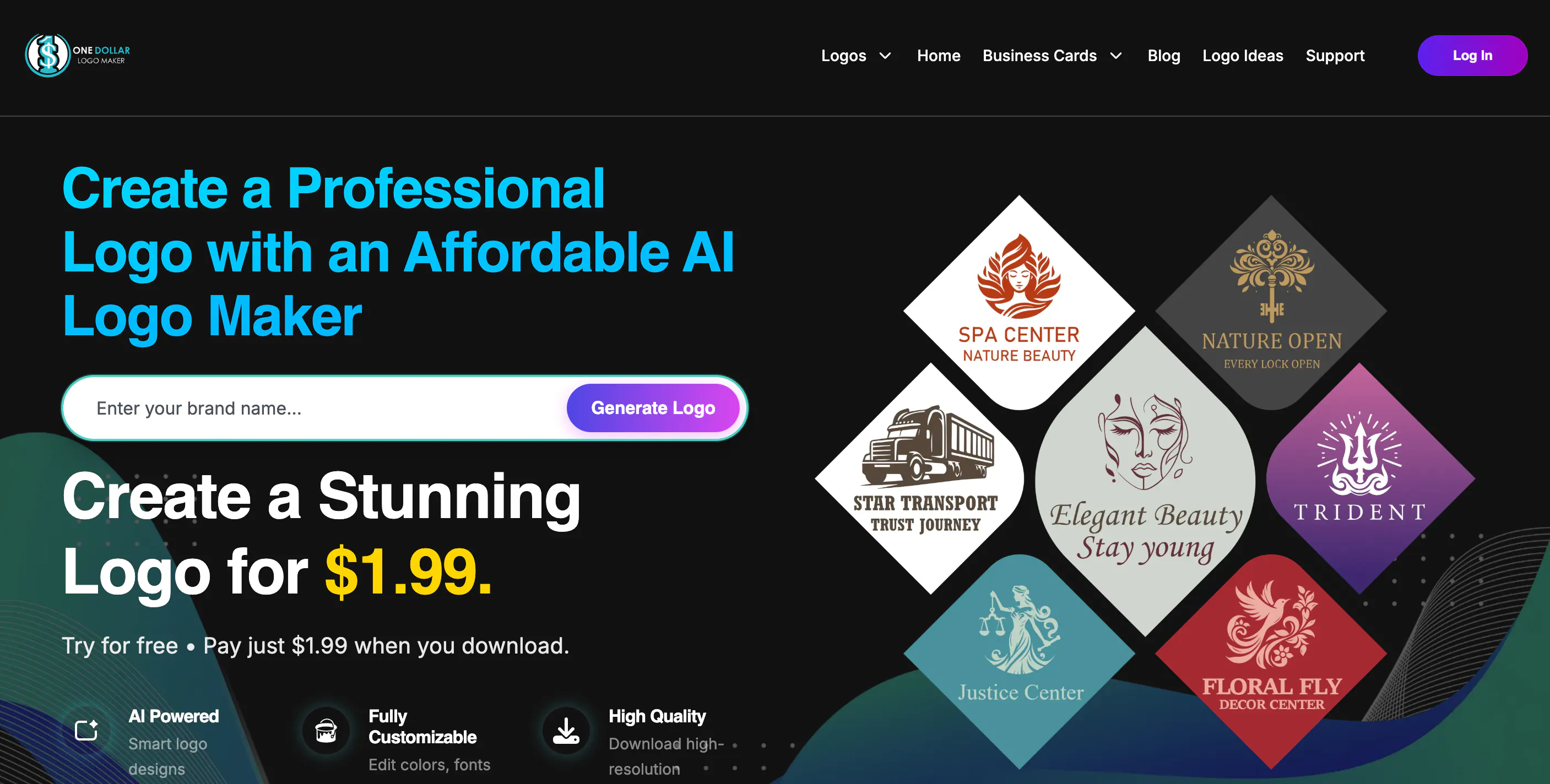 One Dollar Logo Maker gallery image