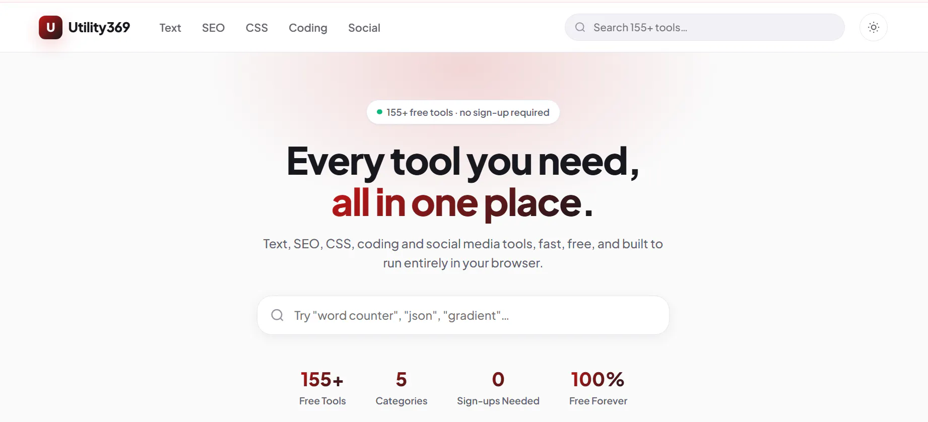 Utility369 screenshot