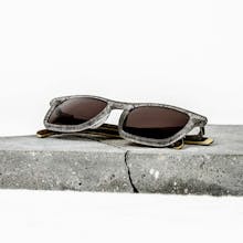 Sunglasses with volcanic stone shards gallery image