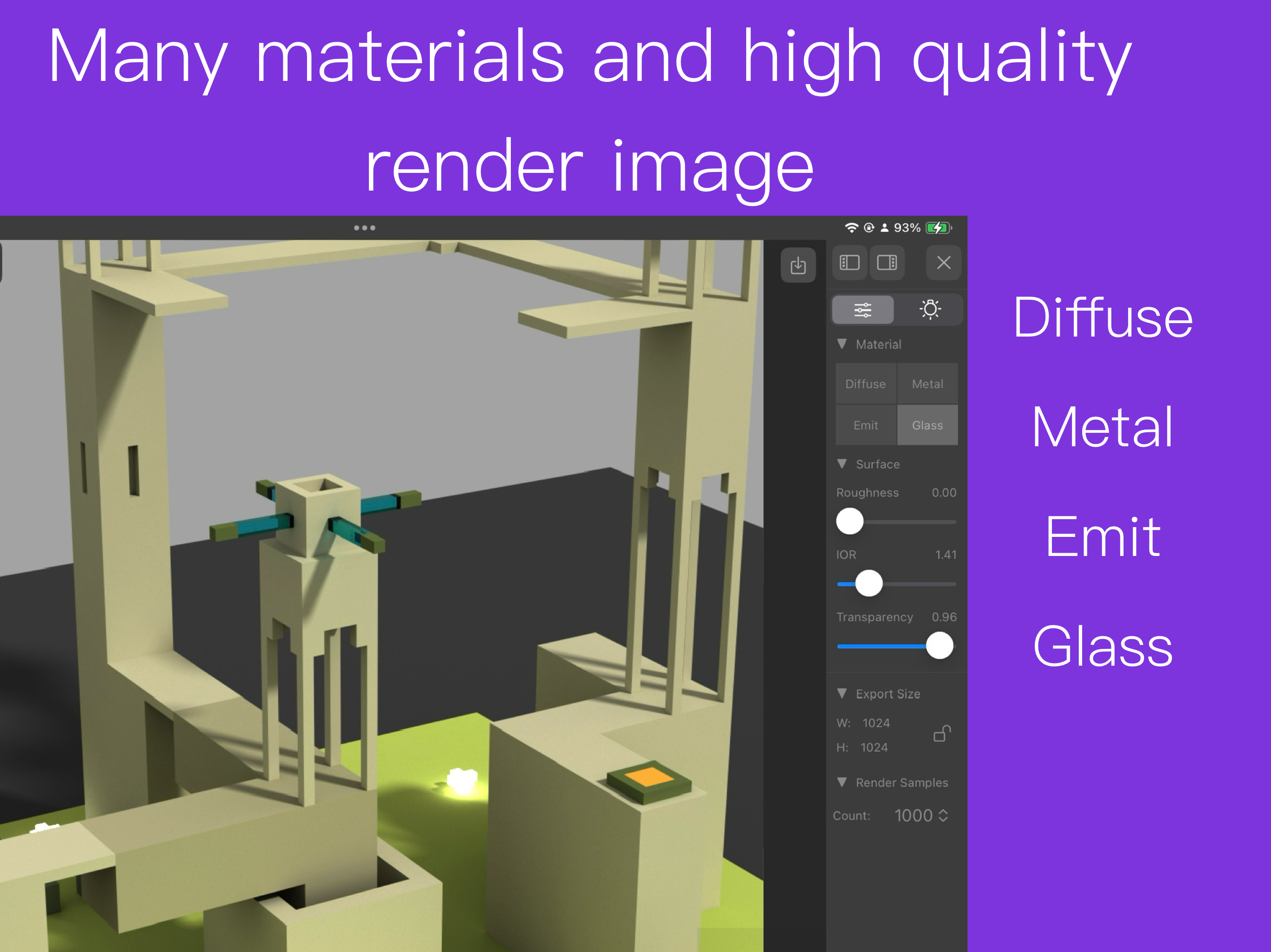 Voxel Pro - Voxel editor for iOS gallery image
