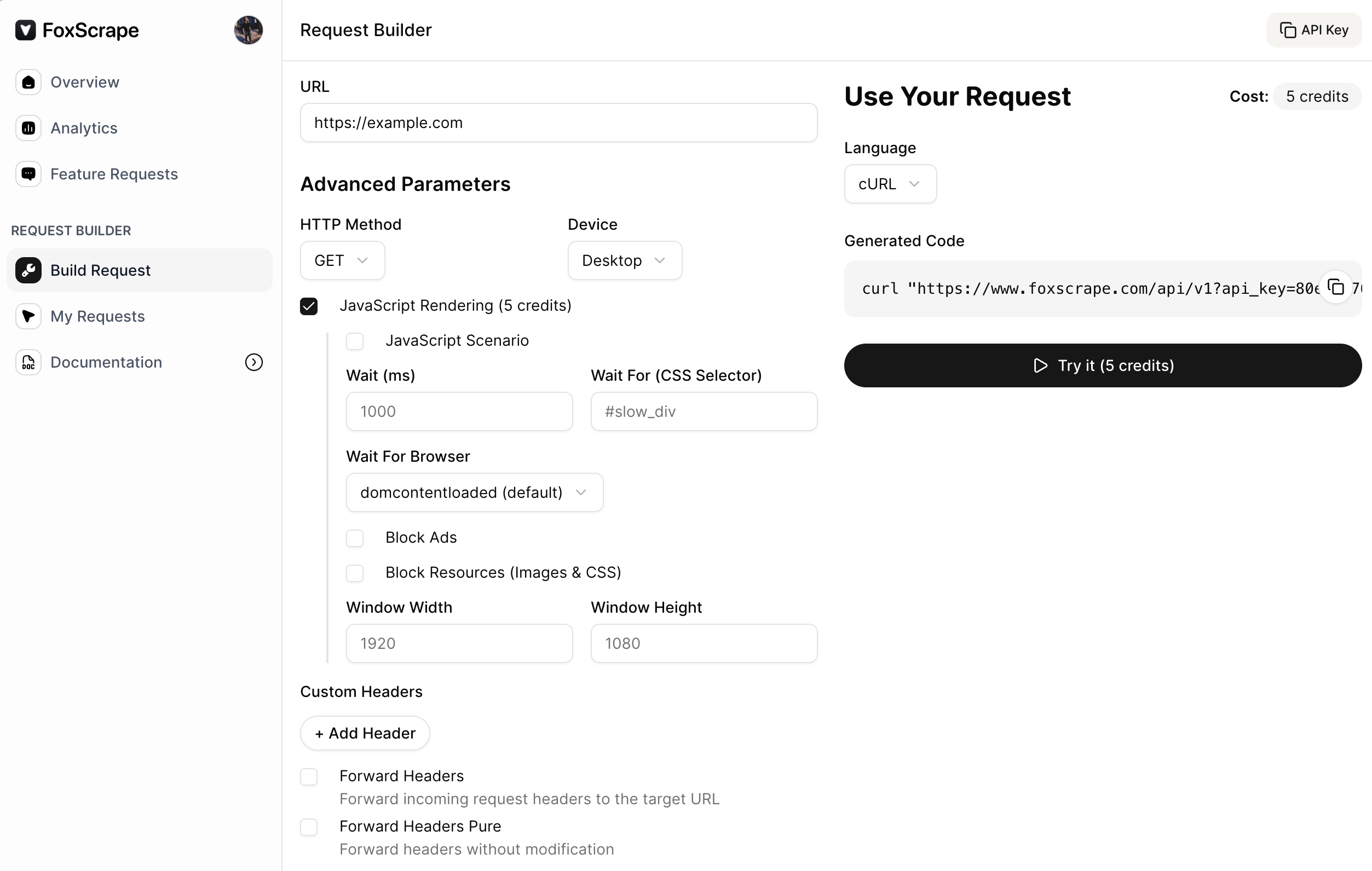 FoxScrape gallery image