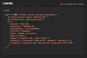 Zernio Ads API gallery image