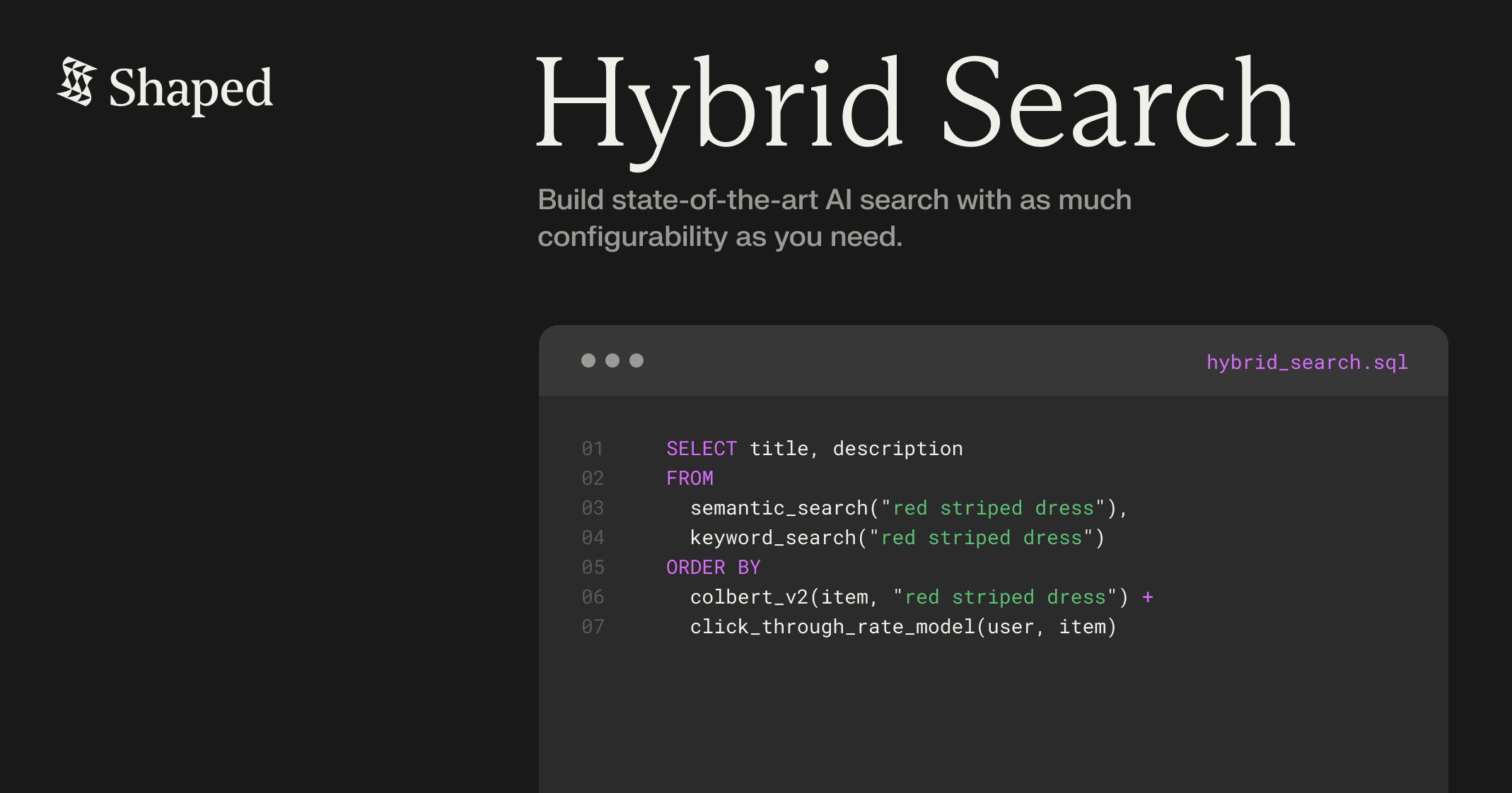 ShapedQL gallery image