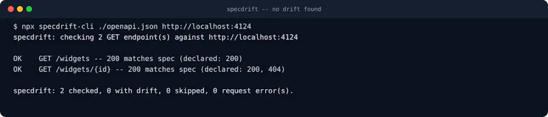 SpecDrift screenshot 3