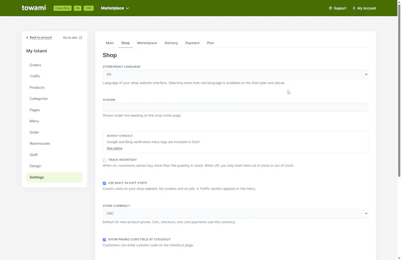 Towami 2.0: Stores + Marketplace screenshot 4