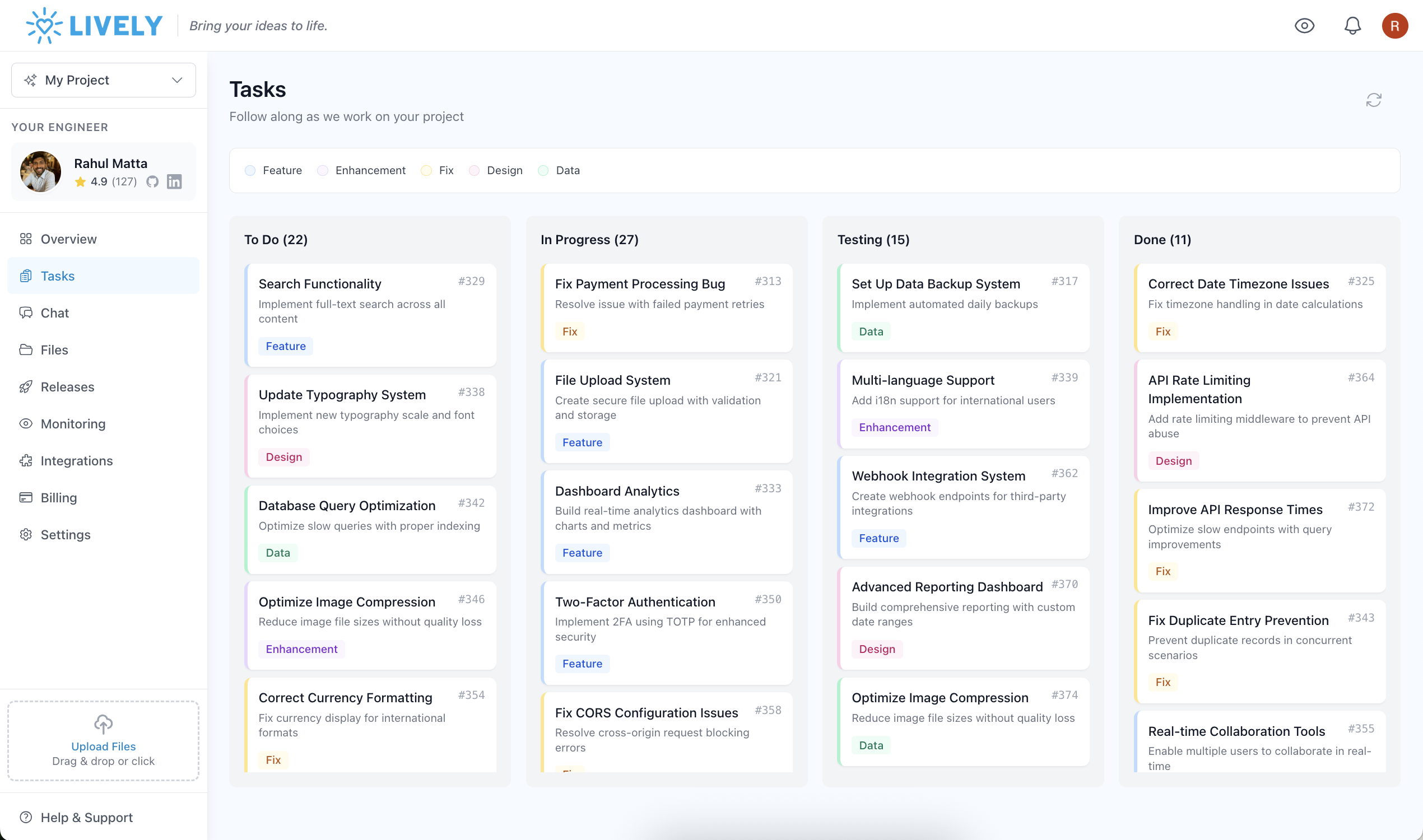 Lively - Screenshot 4 showing product features and functionality