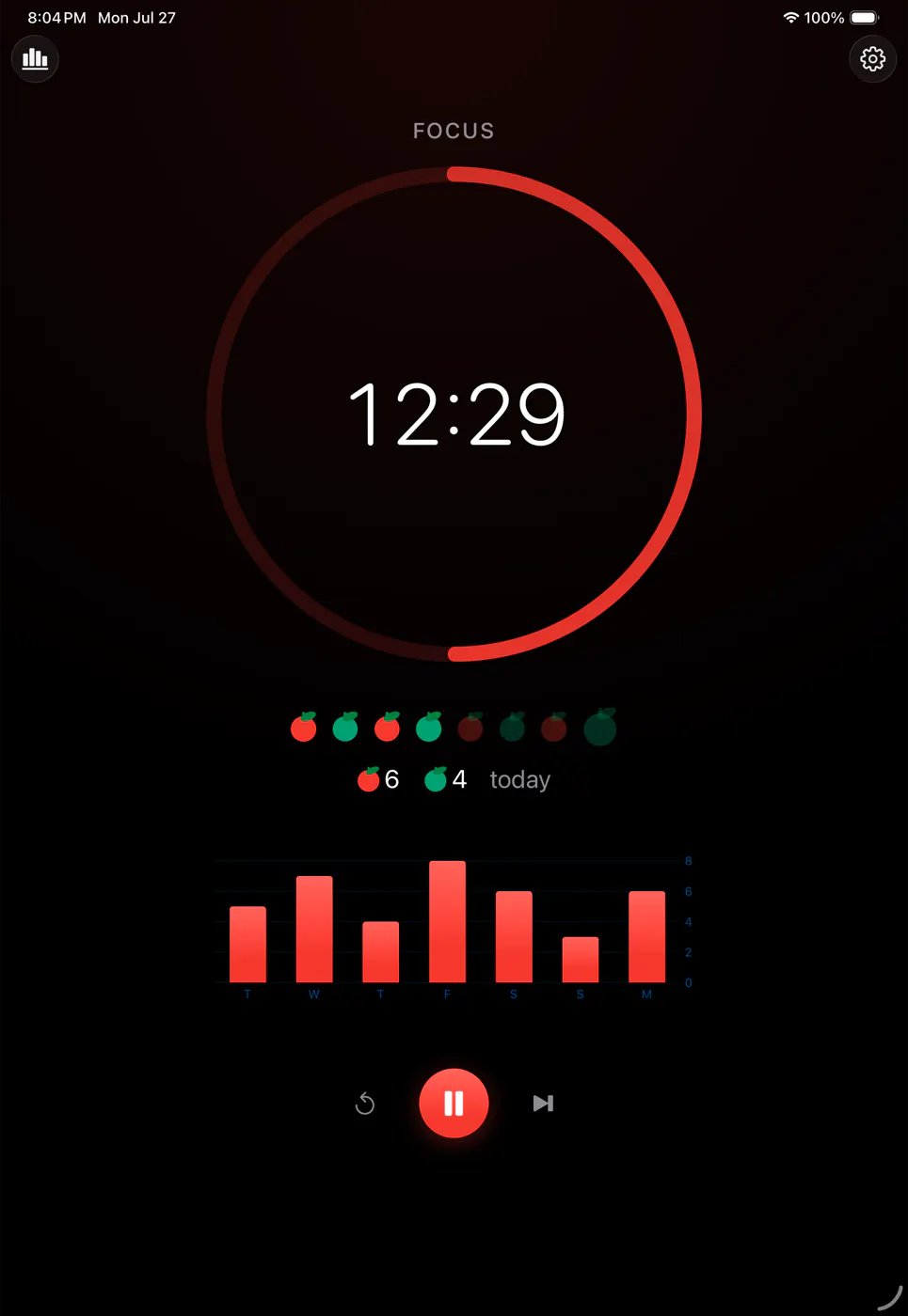 Rossino: A pomodoro timer. gallery image