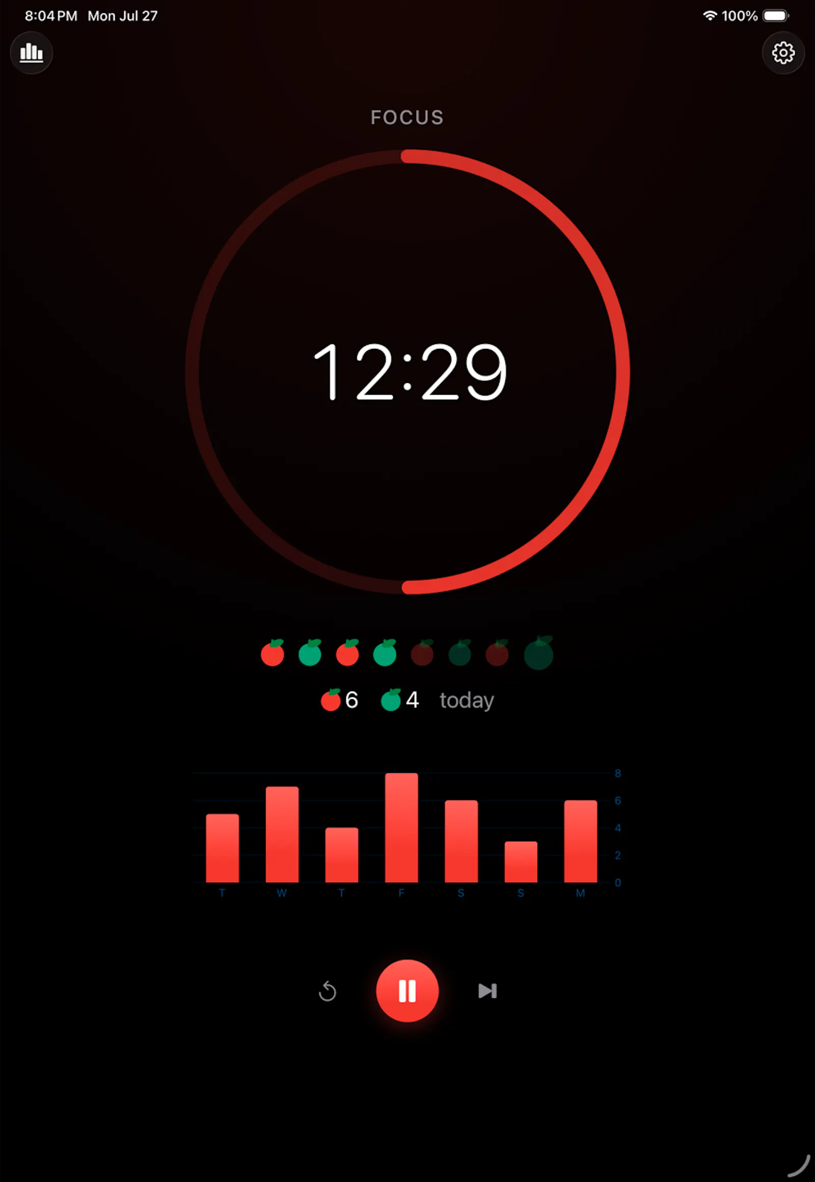 Rossino: A pomodoro timer. screenshot 9