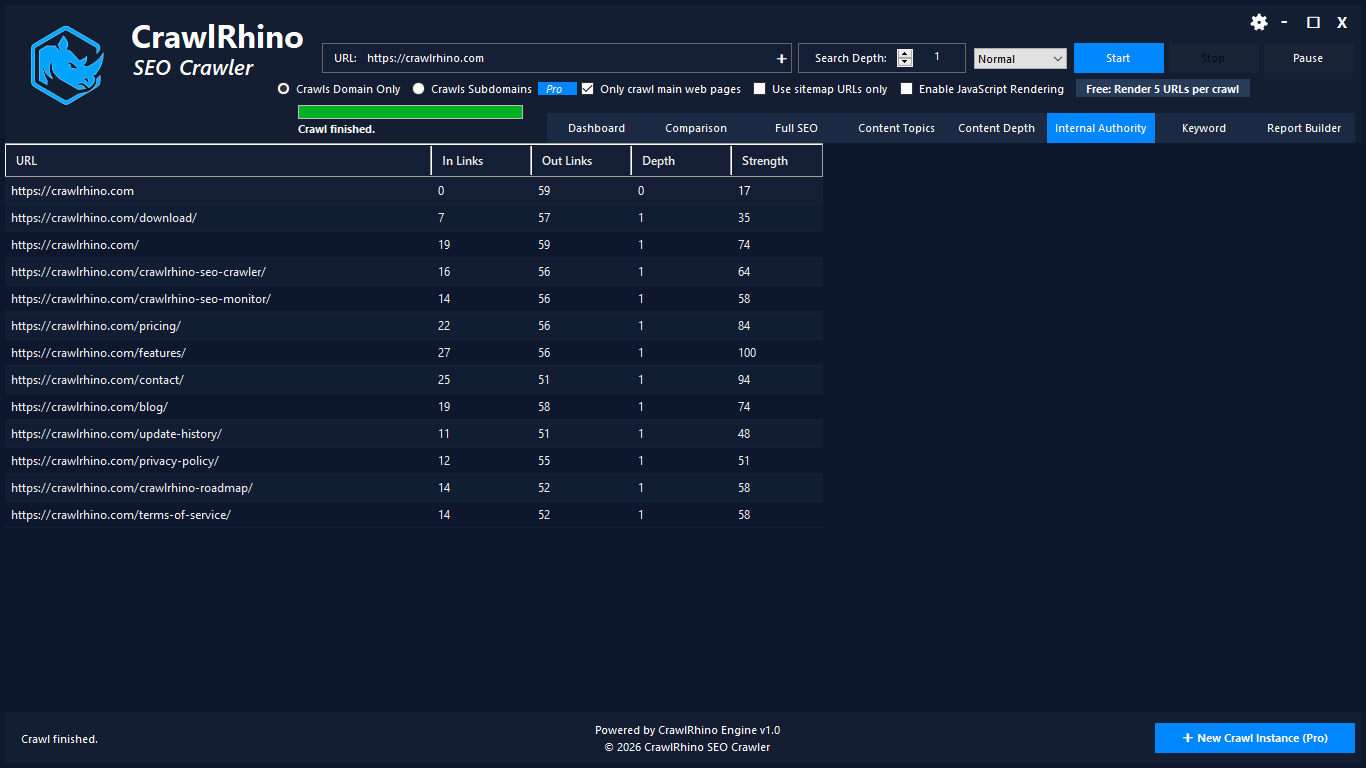CrawlRhino SEO Crawler gallery image