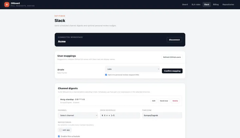 Gitboard screenshot 3