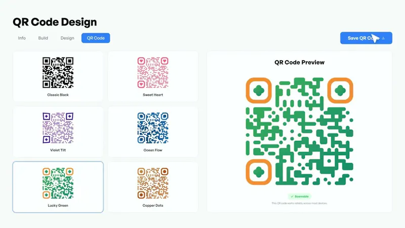 Free QR Codes Generator screenshot 1 (video preview)