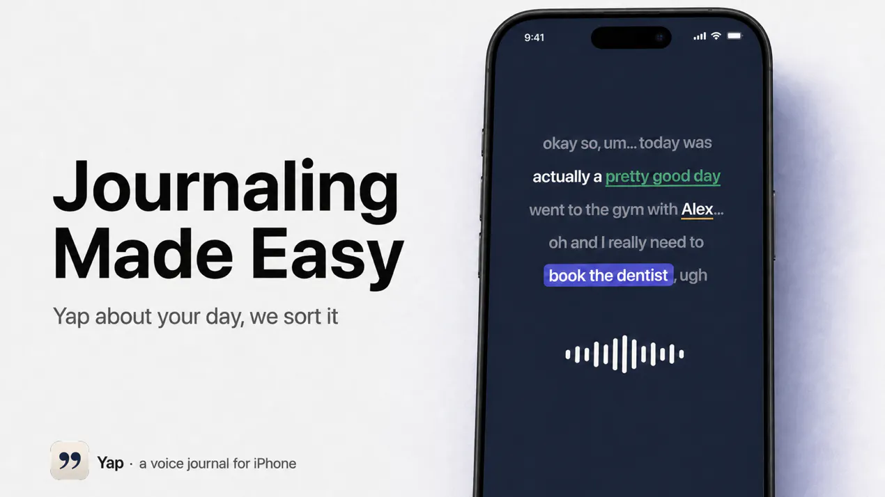 Yap - Voice Diary product