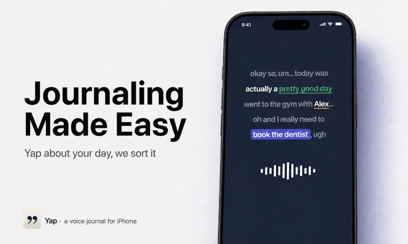 Yap - Voice Diary screenshot 1