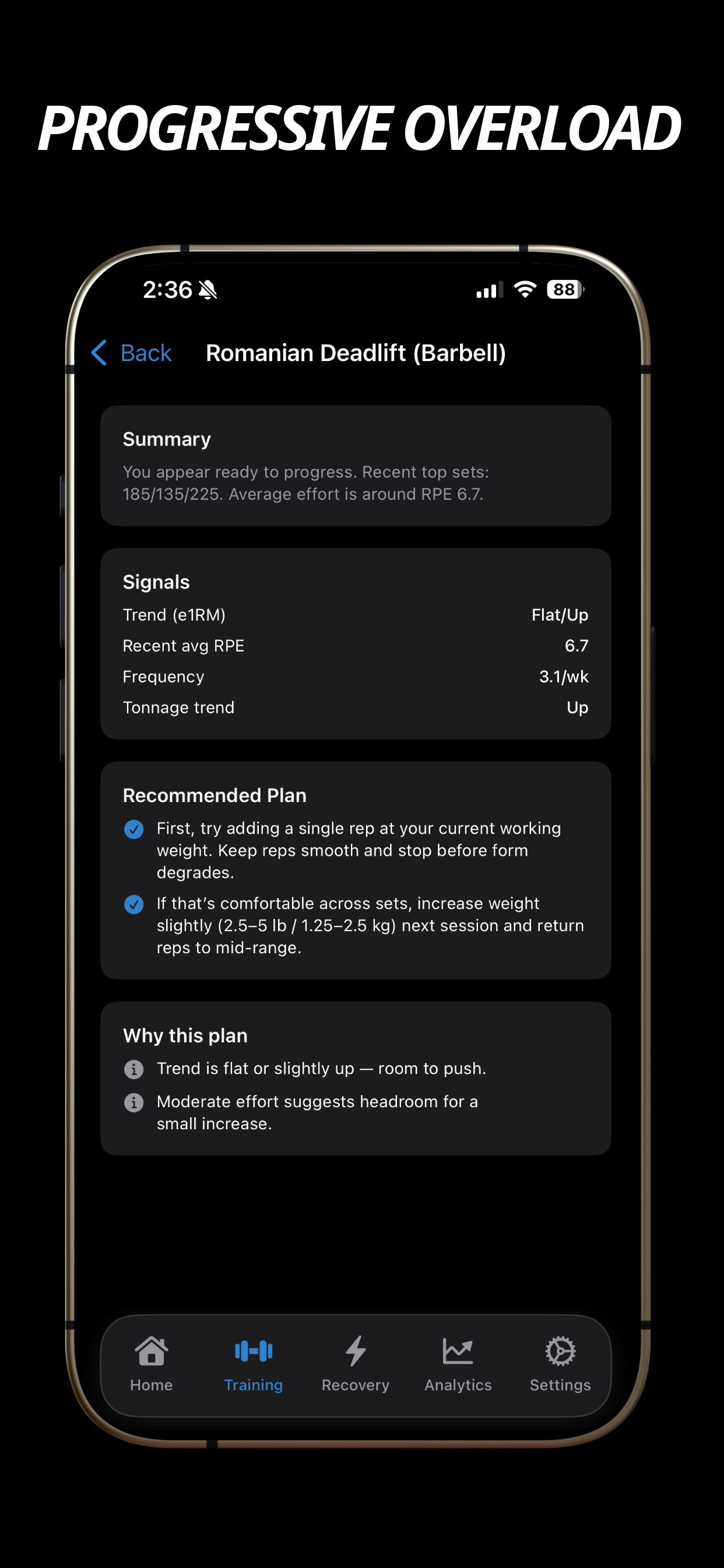 Média Fuzelabs - Application iOS basée sur les données pour les haltérophiles 2